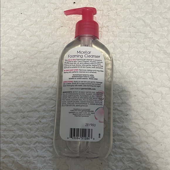 NWT Garnier Foaming Micellar Cleanser - Picture 2 of 5
